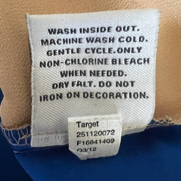 TRACY Reese Neiman Royal Gold Sequin Marcus Shirt Dolman Short Sleeve Size S NWT - Picture 10 of 12